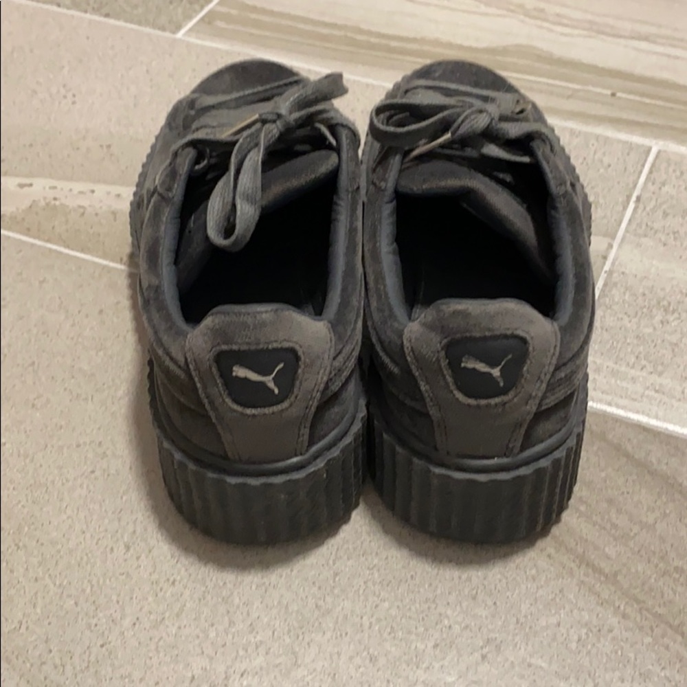 Fenty x Puma Grey Velvet Sneaker - Picture 4 of 4